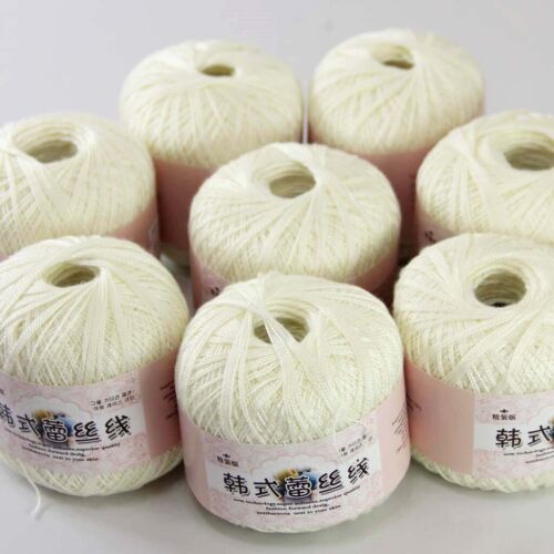 Aipeng 8ballsx50g Hand DIY Wear Cotton Lace Crochet Shawl Knitting Yarn 19