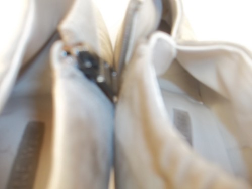 Nine West Jefferi Damen-Booties US 7,5 M beige Wildleder Reißverschluss Absatz Stiefel 2001 - Bild 9 von 9