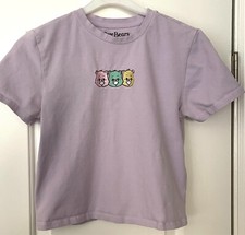 Care Bears Crewneck T-Shirt Tee Medium - Lavender Purple - READ FOR SIZE INFO 