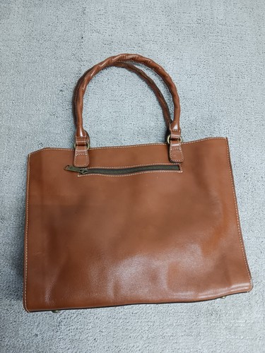 Patricia Nash Women's Zancona Zip Tote Shopper Bag Tan Leather - Picture 7 of 22