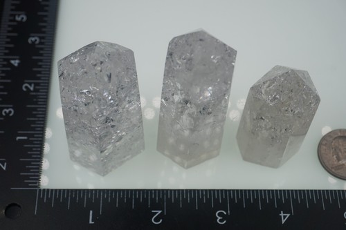 Himalayan Quartz - Focal Points, Trio 243g The Holy Stone (Reiki-charged) #tri18 - Picture 2 of 3