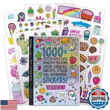 Fashion Angels 1000+ Ridiculously Cute Stickers for Kids - Fun Craft Stickers