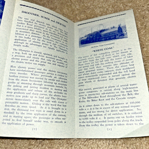 Folleto Sparks from the Milwaukee Road 1933 El siglo del progreso, Chicago - Imagen 5 de 9