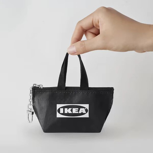 IKEA KNOLIG BAG Small Keychain Coin Pouch Zipper Bag Small Bag (9x7x3cm) - Picture 5 of 8