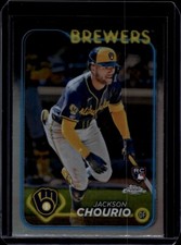2024 Topps Chrome #161 Jackson Chourio Refractor