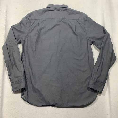 Denim & Flower Long Sleeve Button Up Shirt Men's XL Blue - Picture 9 of 10