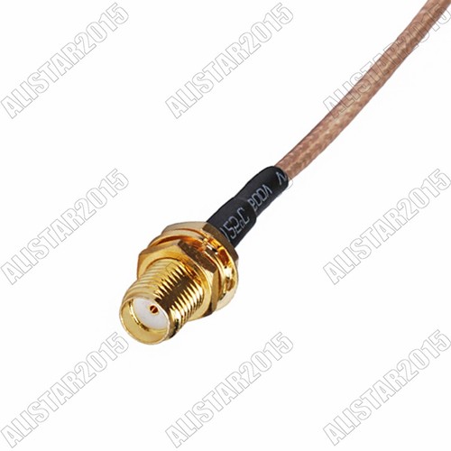 5x BNC Male Jack to SMA Female Jack Bulkhead RG316 Pigtail Jumper Cable 15cm /6" - Picture 4 of 4