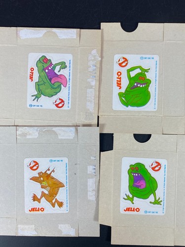 Lote de 15 cajas de gelatina y pegatinas de gelatina GHOSTBUSTERS RARAS 1984 de colección - Imagen 7 de 10