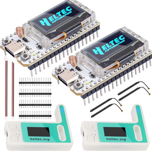 2 Pack ESP32 LoRa V3 915MHz OLED Display SX1262 Antenna Case Arduino Meshtastic - Afbeelding 9 van 9