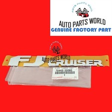 NEW GENUINE OEM TOYOTA 07-14 FJ CRUISER REAR BACK DOOR NAME PLATE 75445-35080