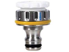 Hozelock 2041 Pro Metal Threaded Tap Hose Pipe Connector for 3/4