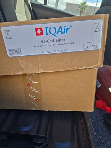 IQAIR V5 Cell Filter Gas & Odor Control Filter Art No. 102 18 10 00 (AC/4+IA/4