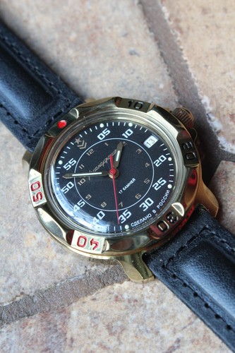 Vostok Komandirsky Russian Mechanical Manual Winding Wrist Watch 819179 - Picture 4 of 10