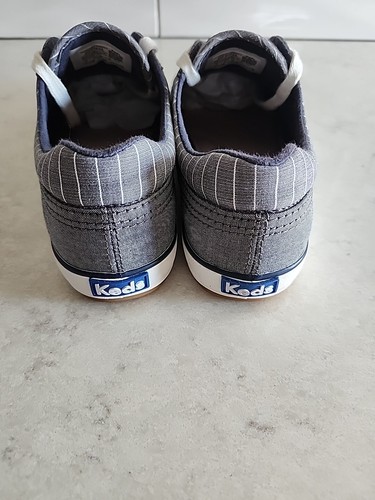 Scarpe sneakers Keds Center II Chambray blu denim WF64234 donna taglia US 6 nuove senza etichette - Foto 10 di 18