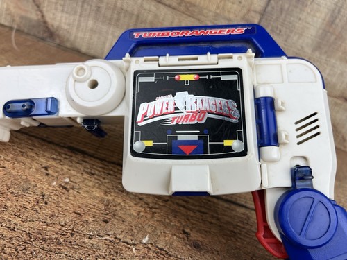 Vintage 1997 Power Rangers Turbo Navigator (blue) Battery Corrosion Untested - Picture 7 of 24