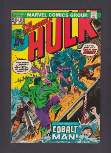 Incredible Hulk #173 Marvel Comics 1974 Cobalt Man appearance - Picture 1 of 5
