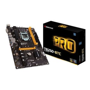 Biostar-TB250-BTC-Motherboard-CPU-i3-i5-i7-LGA1151-Intel-DDR4-DVI-USB3-6x-PCI-E