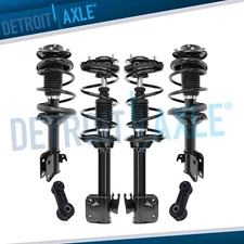 Front Rear Struts w/ Coil Springs Sway Bar Ends Kit for 2002 2003 Subaru Impreza