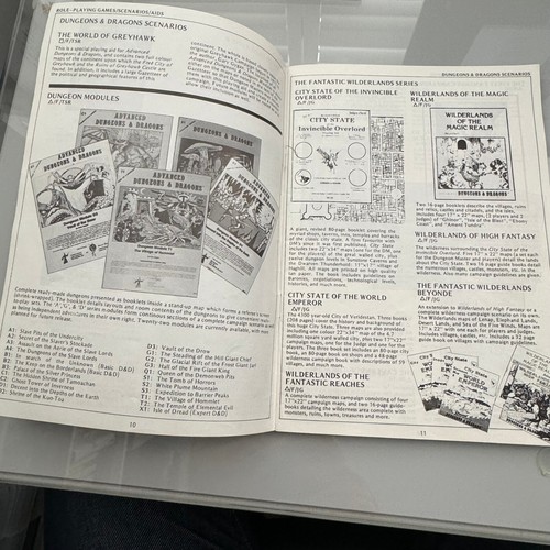 Rare Vintage Games Workshop Catalogue 1980 1981 Dungeon & Dragons D&D 64 pages - Picture 7 of 9