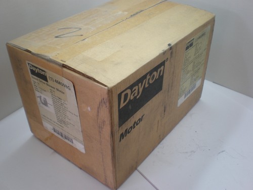 DAYTON 4M100G D/D Blower Motor 3 Speed, Open Air-Over, Ring/Stud Mount, 1/2 HP - Picture 3 of 11