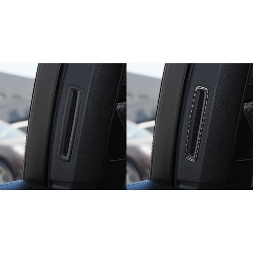 Carbon Fiber B Pillar Air Vent Outlet Cover Trim for Porsche Panamera 2010-16 - Imagen 2 de 6