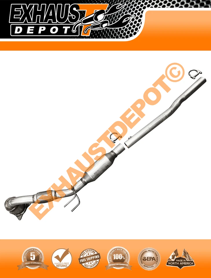 Convertidor catalítico para Volkswagen Eos 2009-2015 2,0 L nuevo ajuste directo Foto 2 de 4