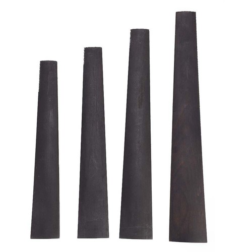 Diapasón de violín negro madera de ébano piezas instrumentos musicales accesorios - Imagen 6 de 8