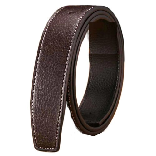 Decorative Trousers Genuine Leather Leather Belt Strap Waistband No Buckle Belt - Picture 19 of 19