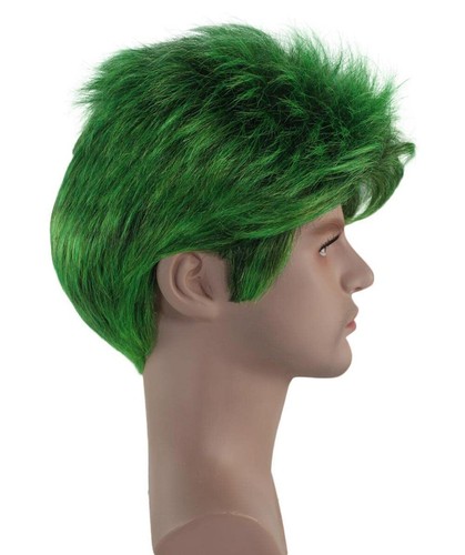 Titans Beast Boy Cosplay Wig | Green Cosplay TV/Movie Wigs,HM-1018A - Picture 5 of 9