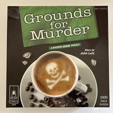 Grounds For Murder A Mystery Puzzle NEW 1000 Pc By Bepuzzled 33116