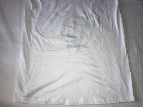 METALLICA 2023 Hot Topic Purple/Blue Ombre HORNED SKULL White T-SHIRT Mens SMALL - Picture 16 of 19