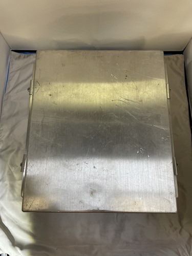 Hoffman A12106NFSS Enclosure, Flanged, S/S, 12x10x6", Minor Exterior Blemishes - Picture 4 of 9