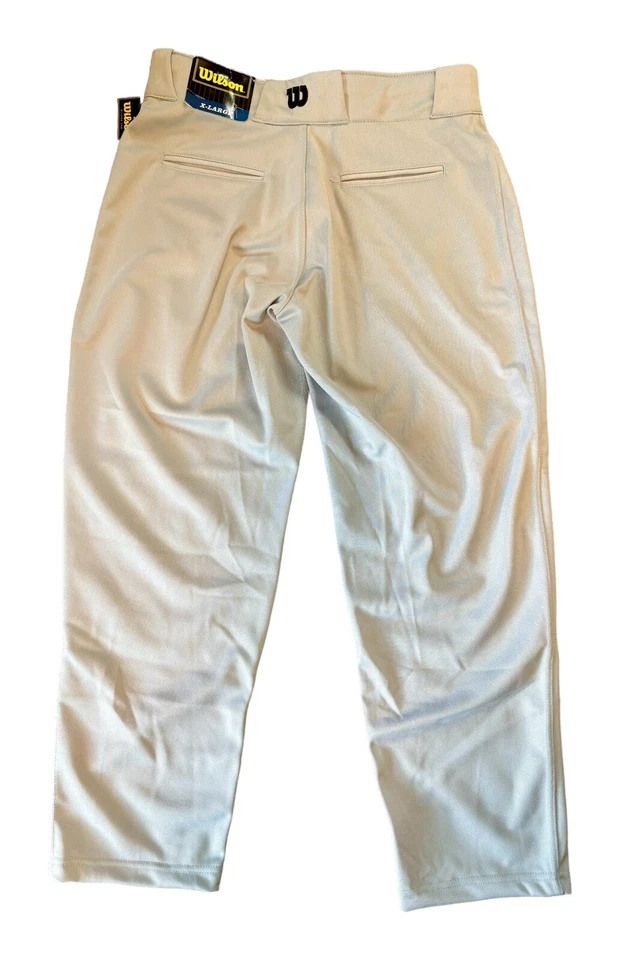 Wilson Baseball Pants Youth XL Gray Sports Softball Solid - Image 2 of 4