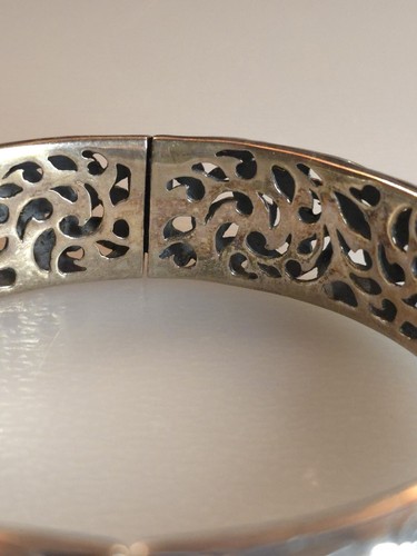 sterling silver B1829 SILPADA BANGLE OPEN SCROLL FOREVER STUNNING BRACELET .925 - Picture 5 of 13