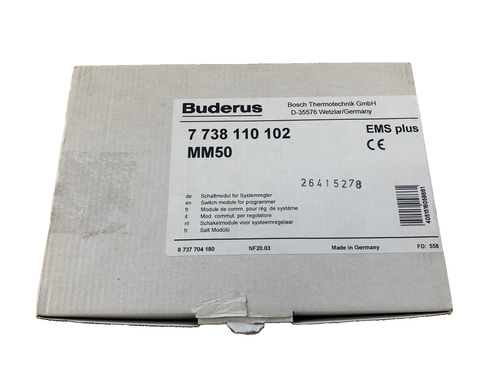 Buderus MM50 Mischermodul NEU OVP  inkl. 2Jahre Garantie 7738110102