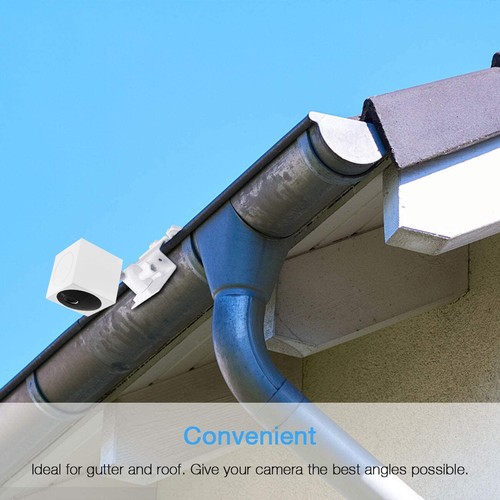 HOLACA Weatherproof Gutter Mount for Wyze Cam Outdoor,Wyze Cam V4,V3/V3Pro - Picture 7 of 12