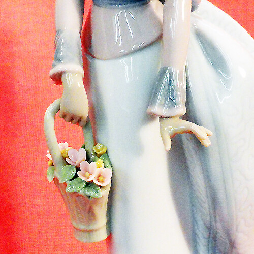 LLADRO BASKET OF LOVE 9.5" NEW IN BOX 7622 Society Piece 1994 Spain Jose Puche - Picture 4 of 4