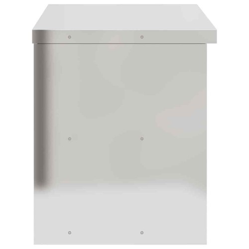 vidaXL Kitchen Wall Cabinet with Sliding Doors Stainless Steel HEE - Picture 7 of 10