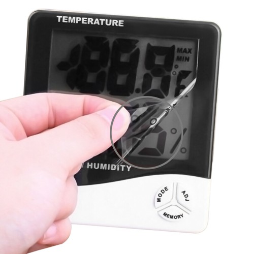 Thermometer Indoor Digital LCD Hygrometer Temperature Humidity Meter Alarm Cloc - Picture 11 of 11