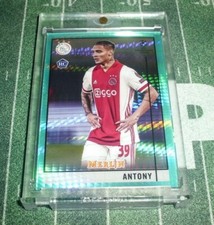 2020-21 Topps Merlin Collection Chrome Aqua Prism Refractor Antony Rookie RC📈🔥