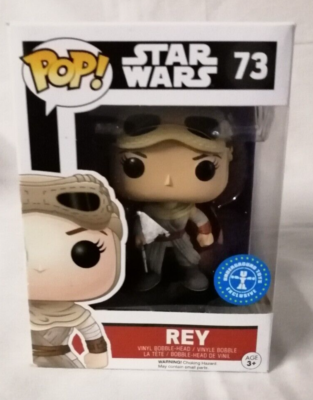 Funko Pop - 73 - STAR WARS - Rey, New Vinyl Figure. | eBay UK