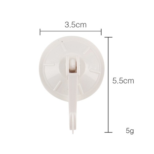 5PCS Suction Cup Hooks Window Sucker Hooks Kitchen Pan Pot Holder Suction Cup - Bild 10 von 12