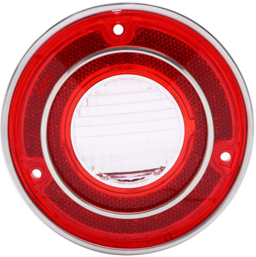 US MADE 1971 (late) - 1973 Corvette Back Up Light Lamp Lens Assembly C3 NEW - Picture 2 of 6