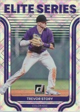 Trevor Story 2022 Panini Donruss Elite Series #ES-8 Colorado Rockies Red Sox