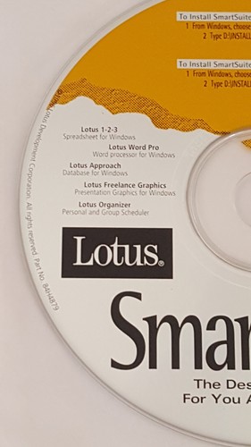 Lotus SmarSuite 1996 for Windows 95 and Windows 3.1 vintage - Picture 3 of 8