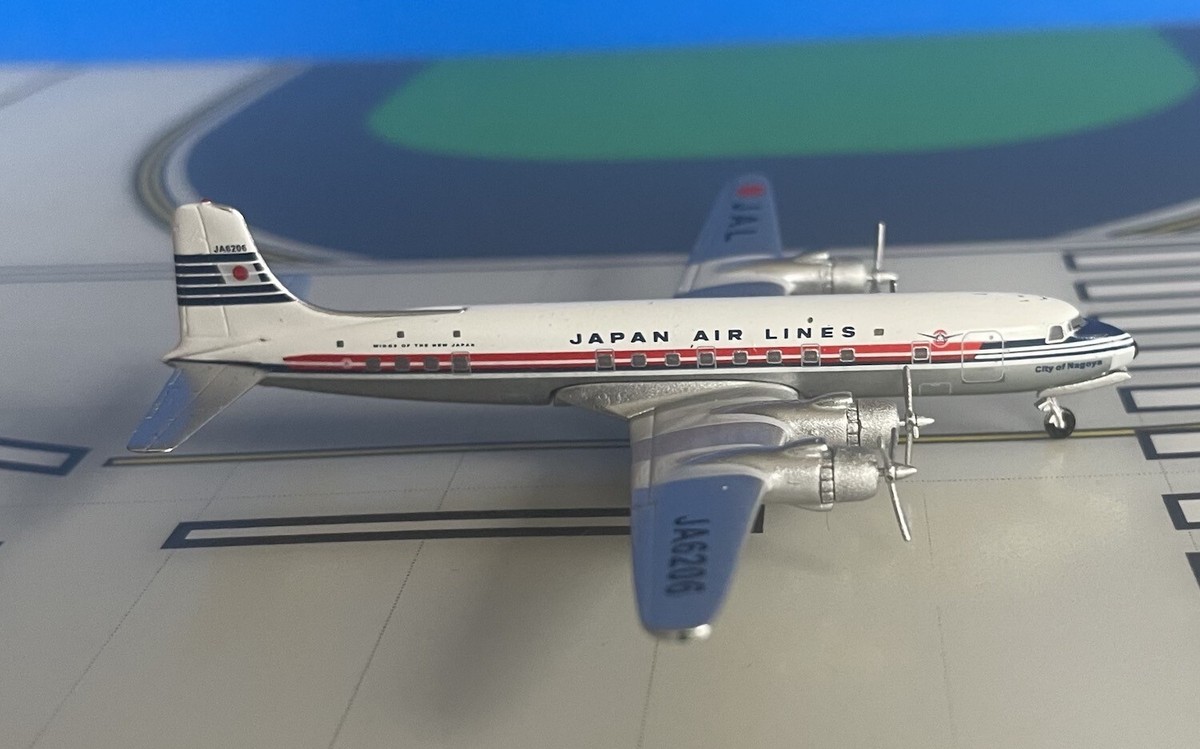 Japan Air Lines Douglas DC-6B JA6206 1960s 1/400 scale