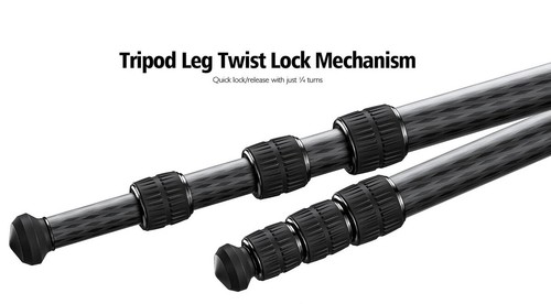 Leofoto SA-X Outdoors Tripod (No Head) | SA-X & 3/8" - SA-402CX - Picture 4 of 5