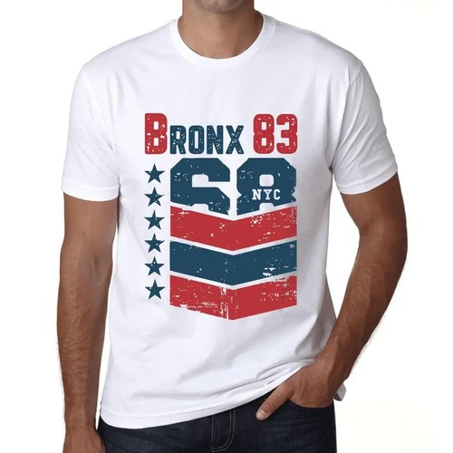 Camiseta para Hombre Bronx 83 Regalo Diseño Gráfico 83 Años Cumpleaños - 第 1/7 張圖片