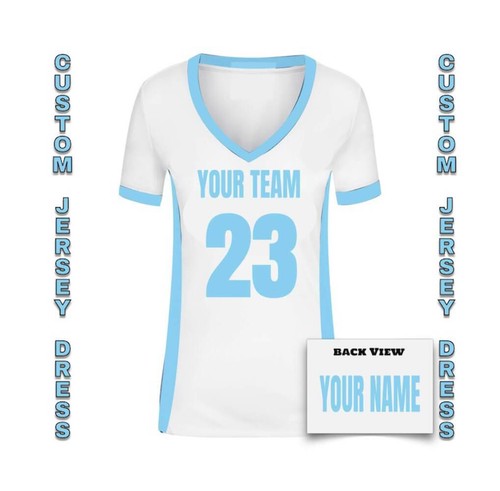 Custom Name Number Jersey Dress for Adults | Basketball & Throwback Jersey Dress - Picture 51 of 106