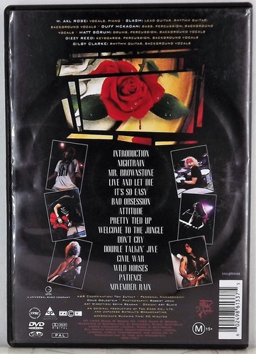 GUNS N ROSES -Use Your Illusion World Tour : 1992 in Tokyo ---- ( Dvd ) - Picture 2 of 3